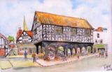 35 - Market House, Ledbury - Watercolour - Doreen McKerracher.JPG